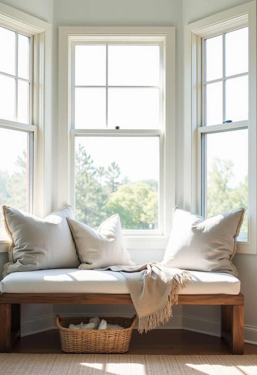 Chill room design with a hammock chair and indoor greenery.