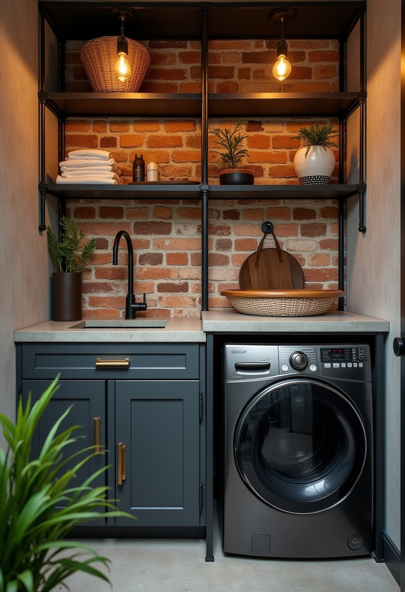 31+ Mini Laundry Room Ideas Stacked
