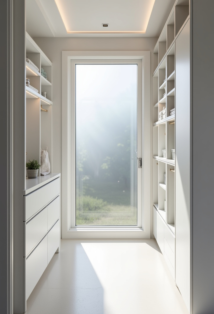 Curtain-closed mini walk-in closet for an easy and affordable DIY