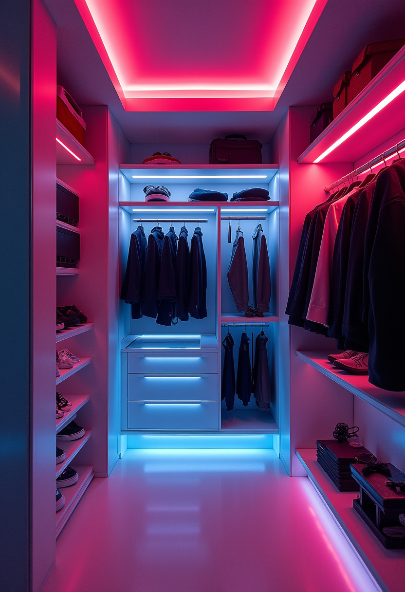 Modern Closet Designs L Shape
