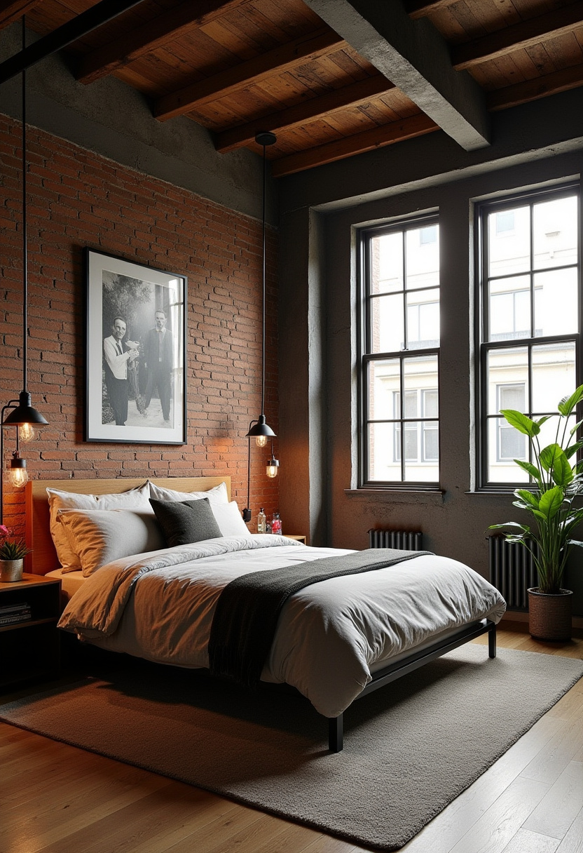 Modern Masculine Bedroom