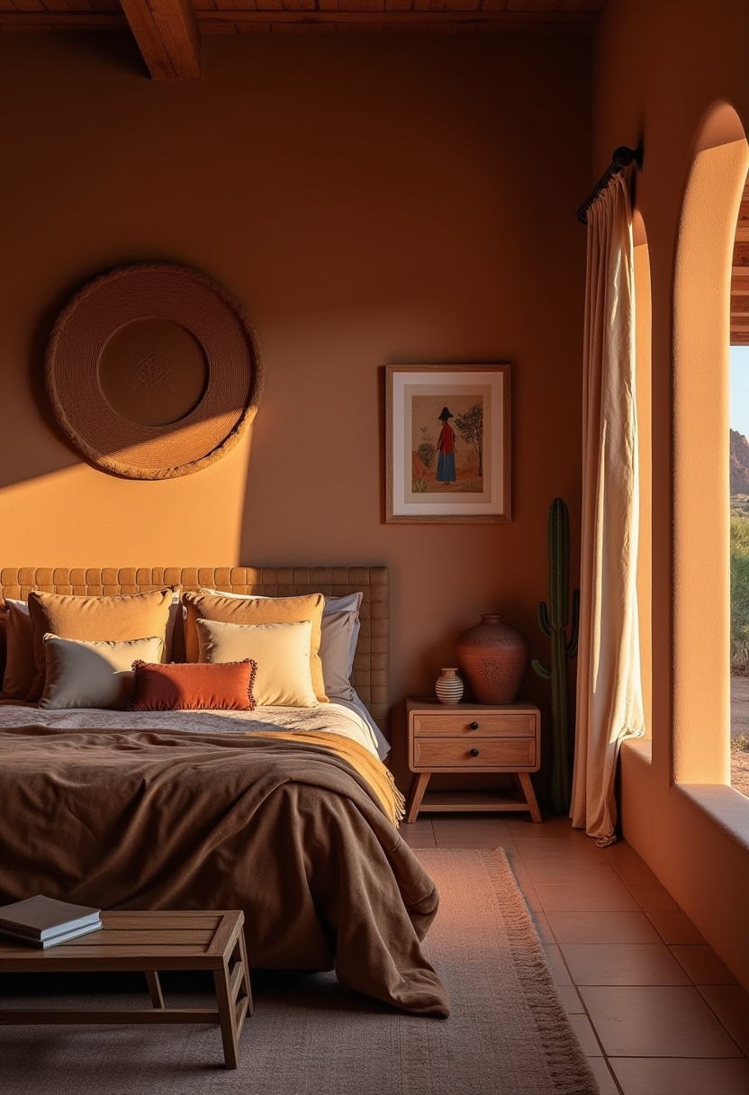 Modern masculine bedroom 