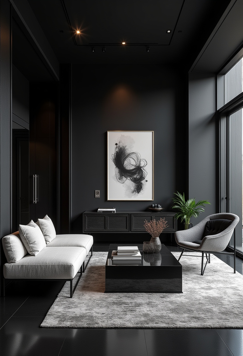 Modern Luxury Bedroom Black