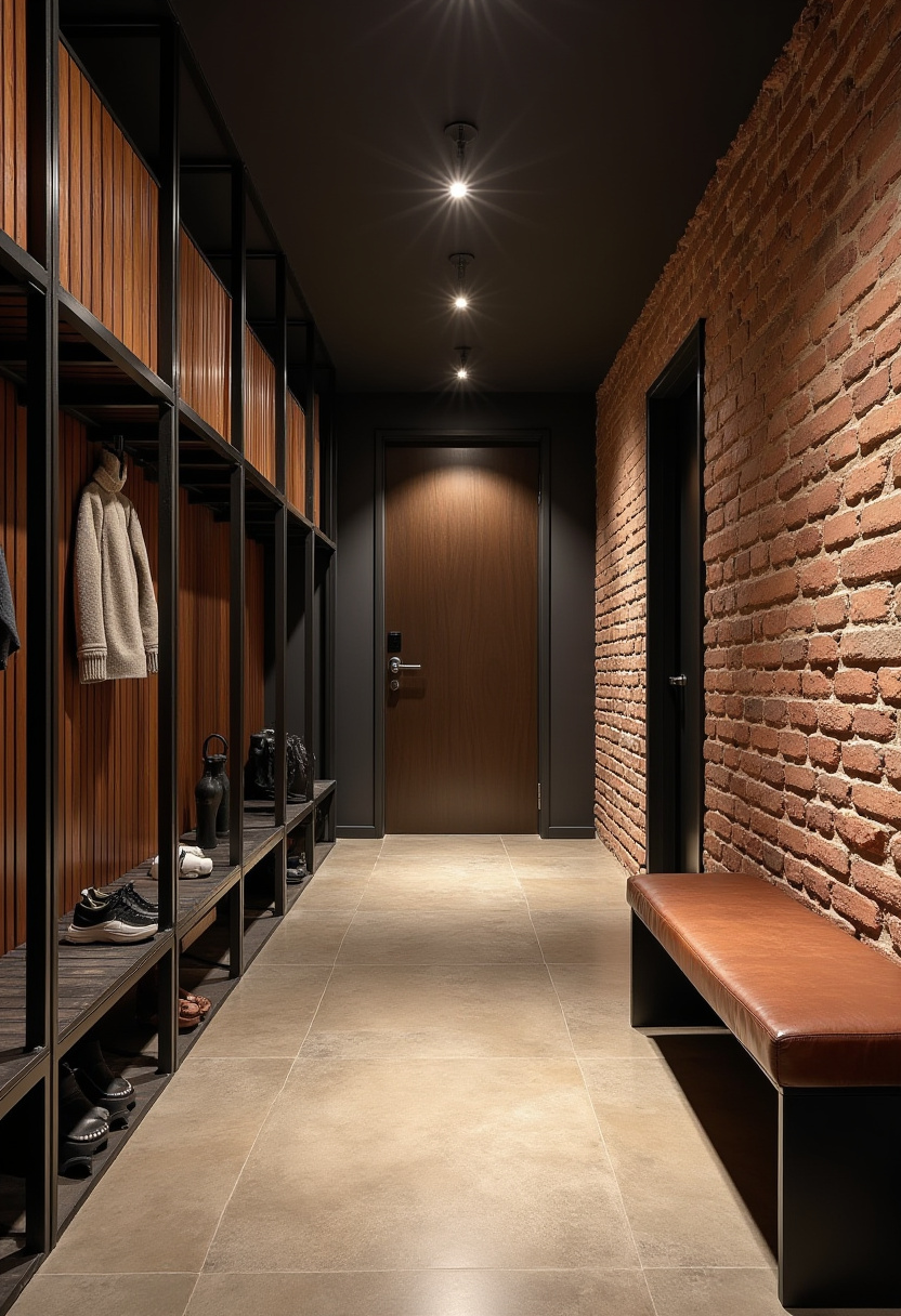 Shoe Rack Design with Seating