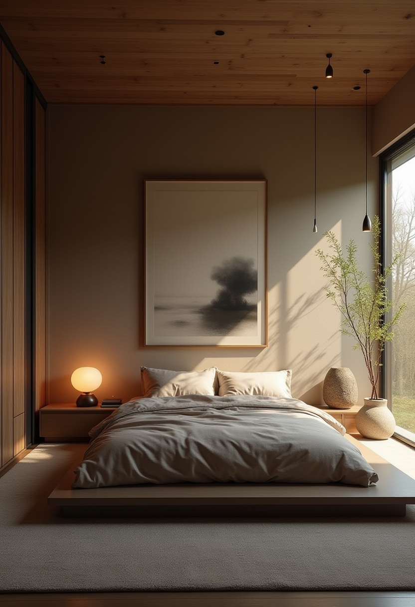 Moody Pink Bedroom