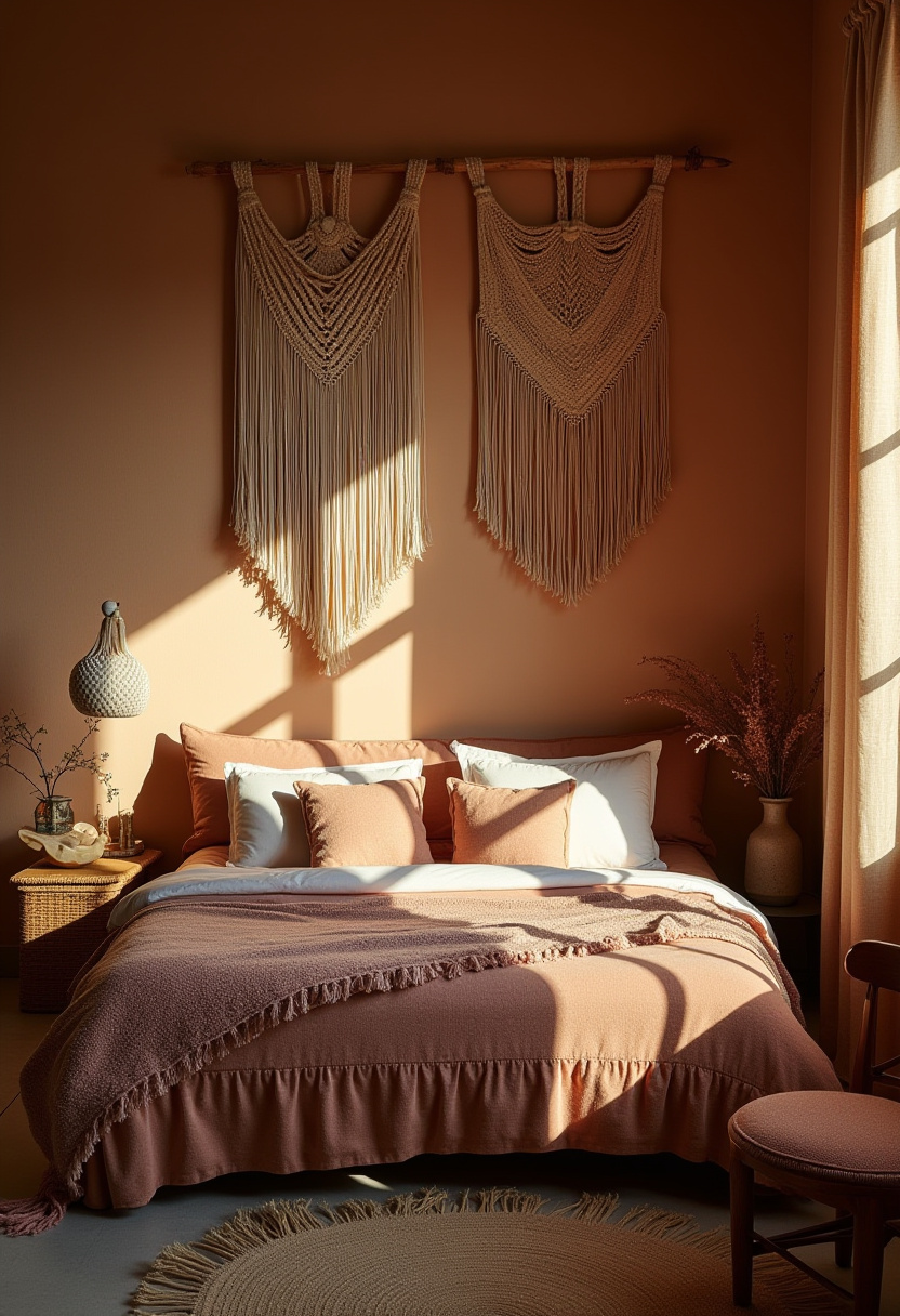 Romantic moody bedroom featuring a canopy bed and dim ambient lighting