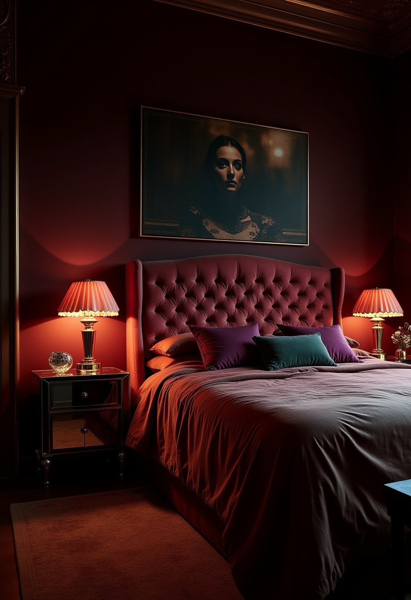 Moody Romantic Bedroom Paint Colors