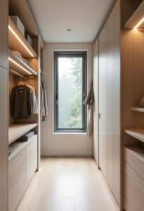 Narrow Walk-In Closet Ideas- Transform Your Space into a Stylish Haven