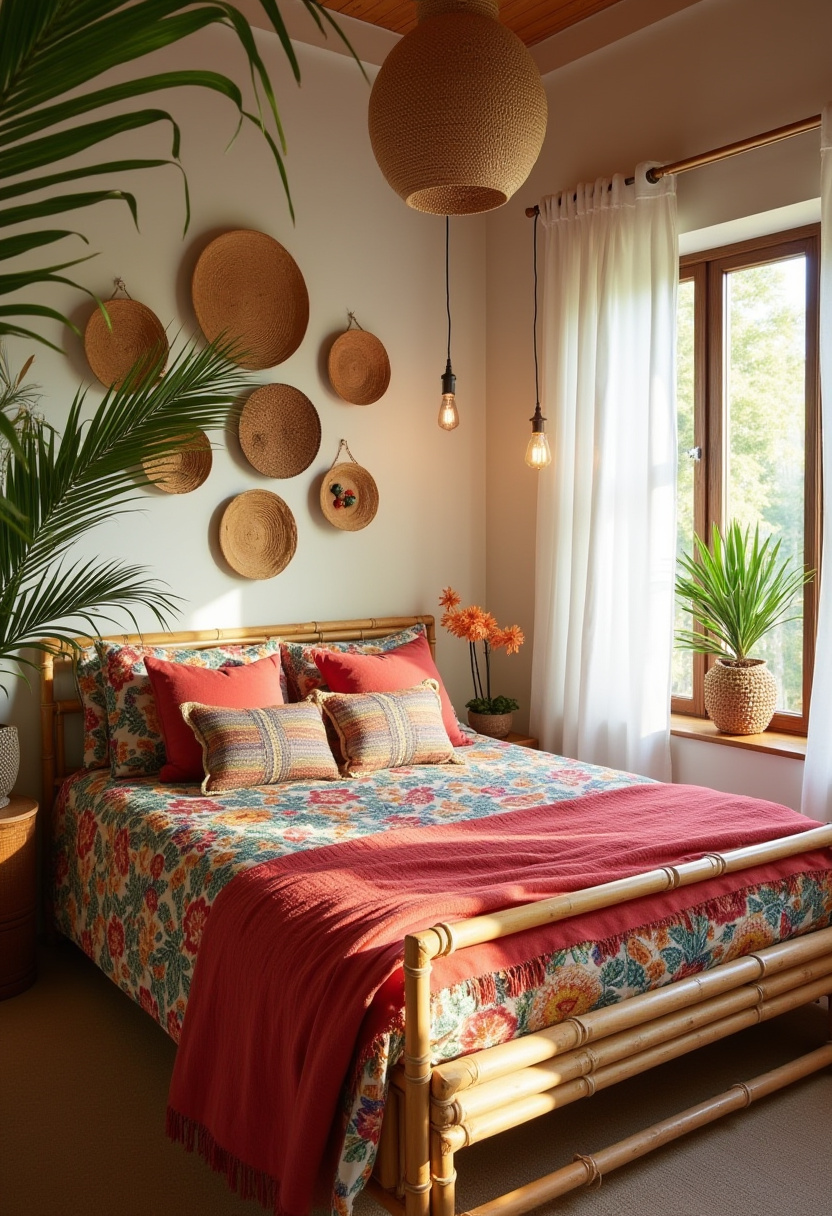 Simple & Stylish Natural Bohemian Bedroom