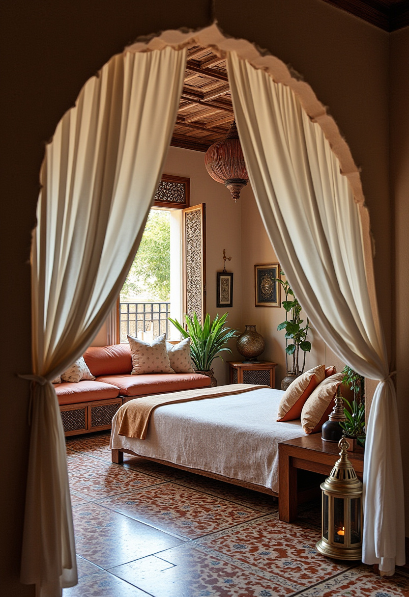 Warm and Cozy Natural Bohemian Bedroom Ideas