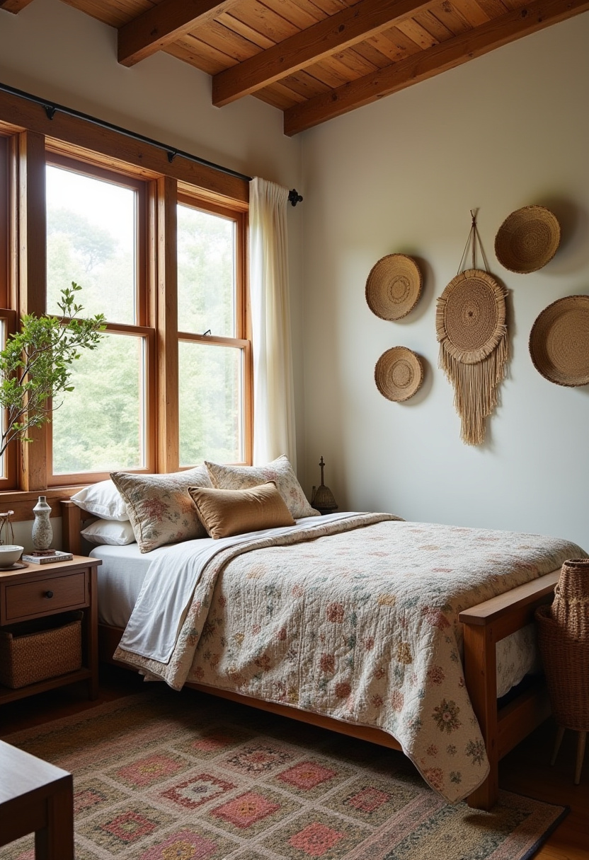 Modern Natural Bohemian Bedroom Decor Ideas