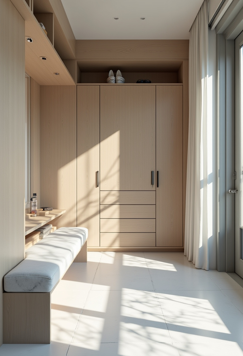 Shoe Closet Entryway Modern