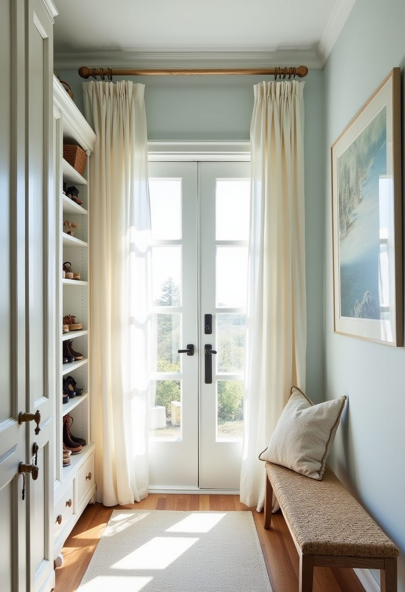 Shoe Closet Entryway Design