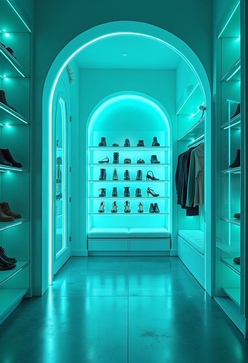 Shoe Closet Entryway DIY