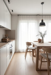 Small Kitchen and Living Room Combo