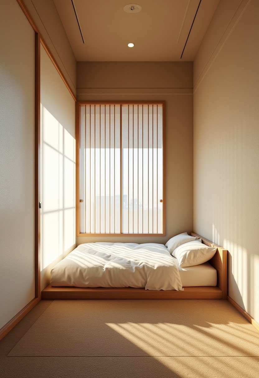 extra small smallest bedroom ideas with under-bed drawers and simple decor
