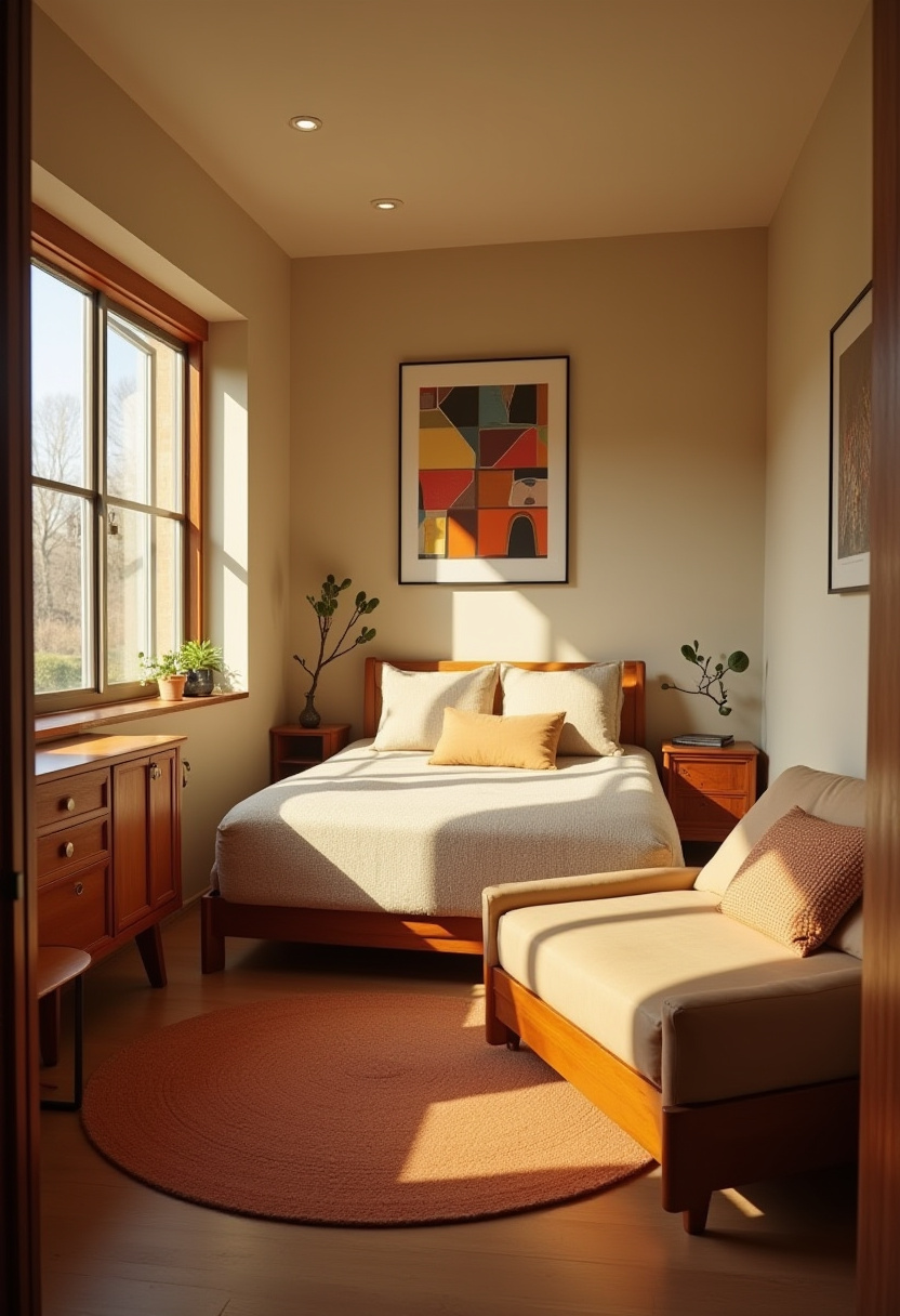 smallest bedroom ideas using mirrors to create illusion of space