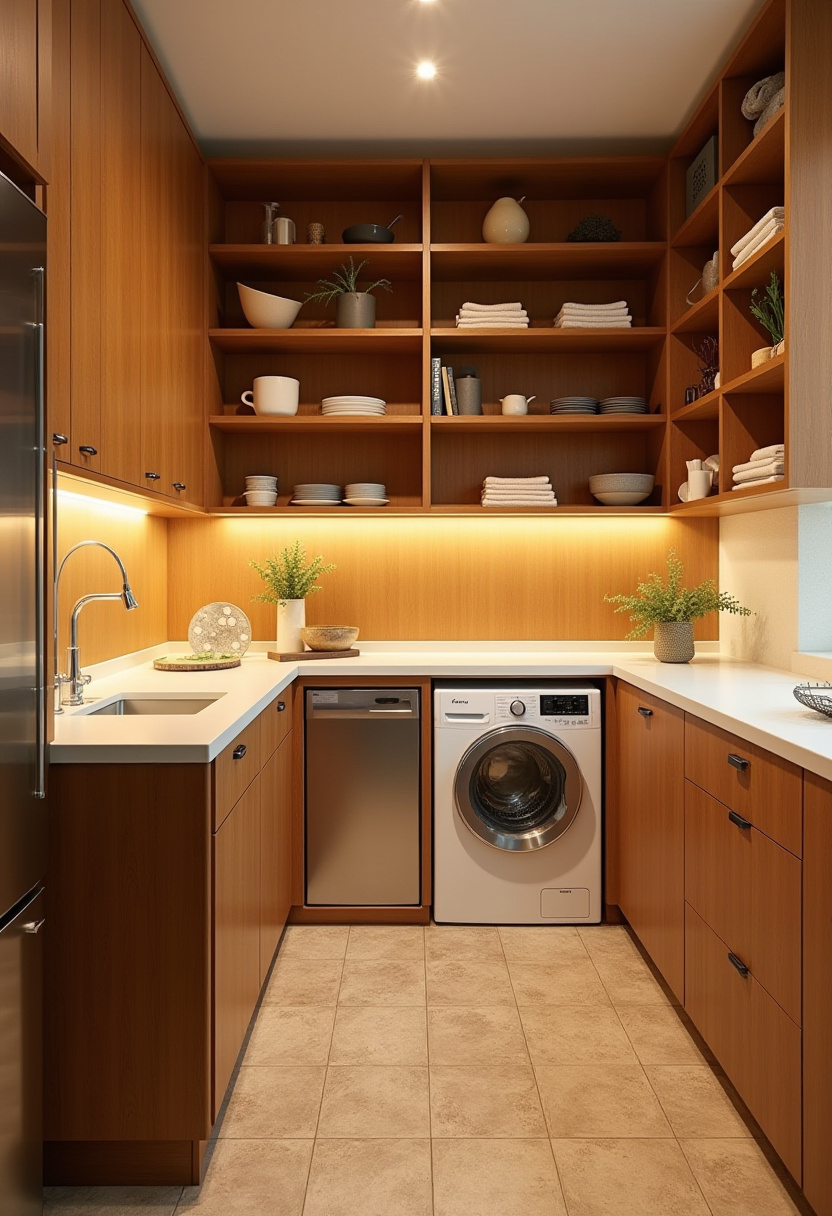 Tiny Laundry Room Ideas Stacked