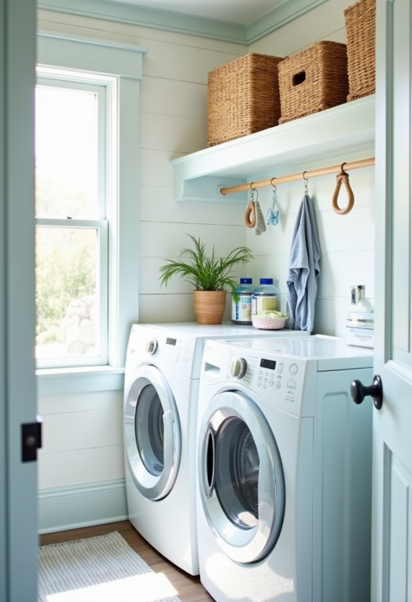 32+ Tiny Laundry Room Ideas Space Saving