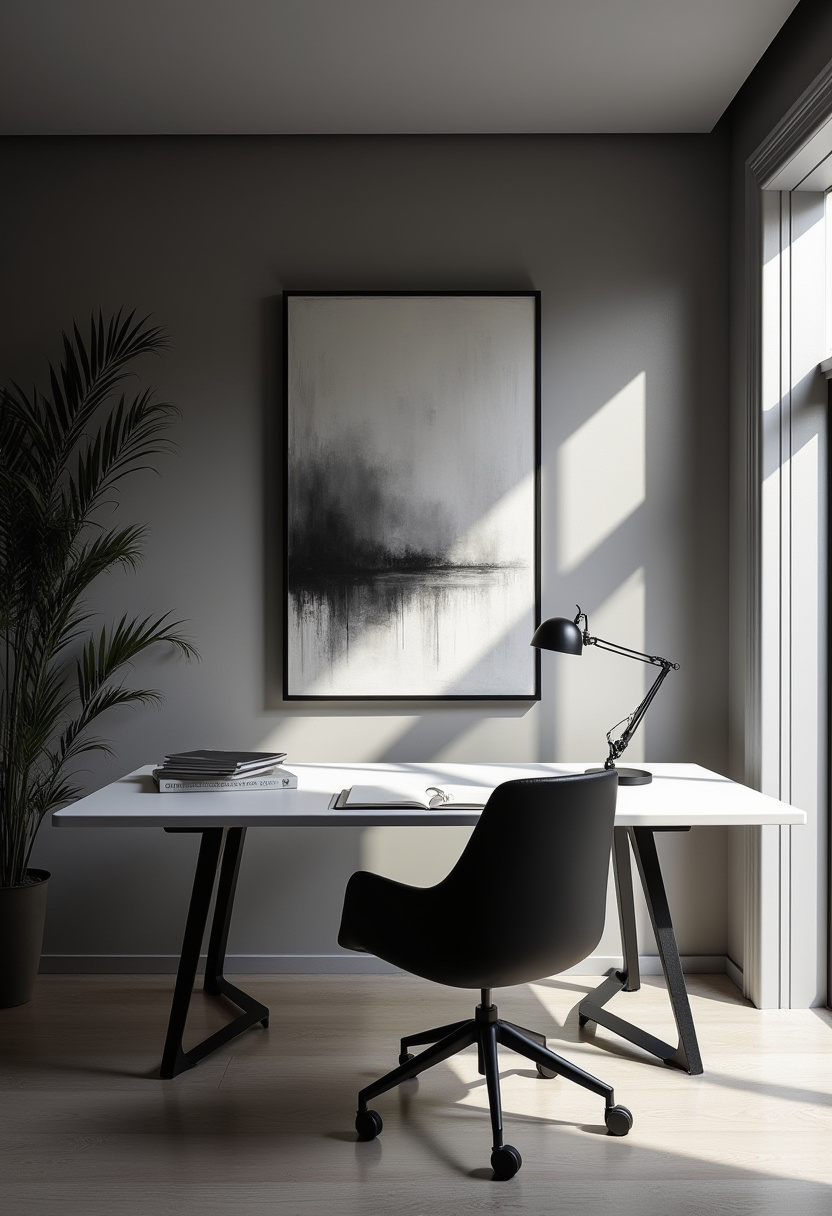 Vibey Apartment Office Design 