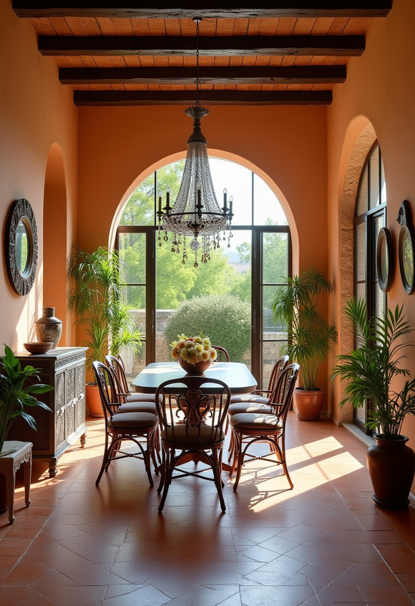 51+ Vibey apartment Mosaic Dining Room