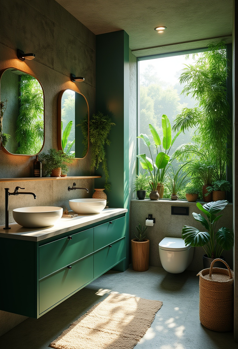 Luxury Bathroom Wall-Mounted Storage Cabinets
