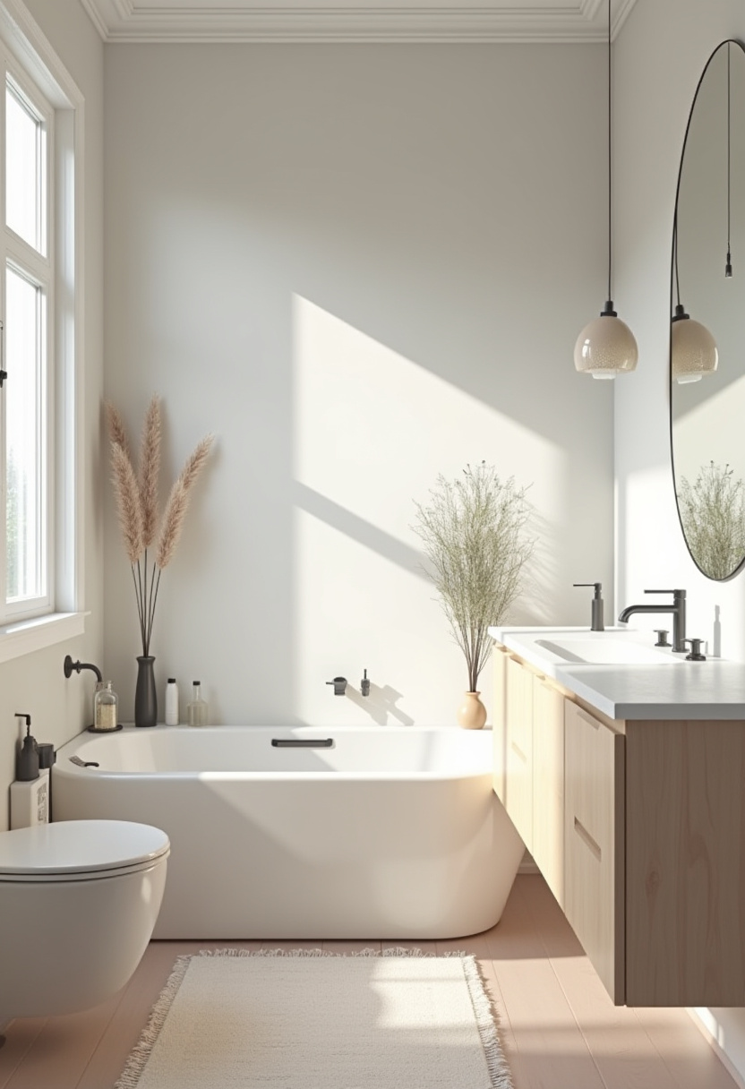 52+ Wall Mounted Cabinet Design Bathroom