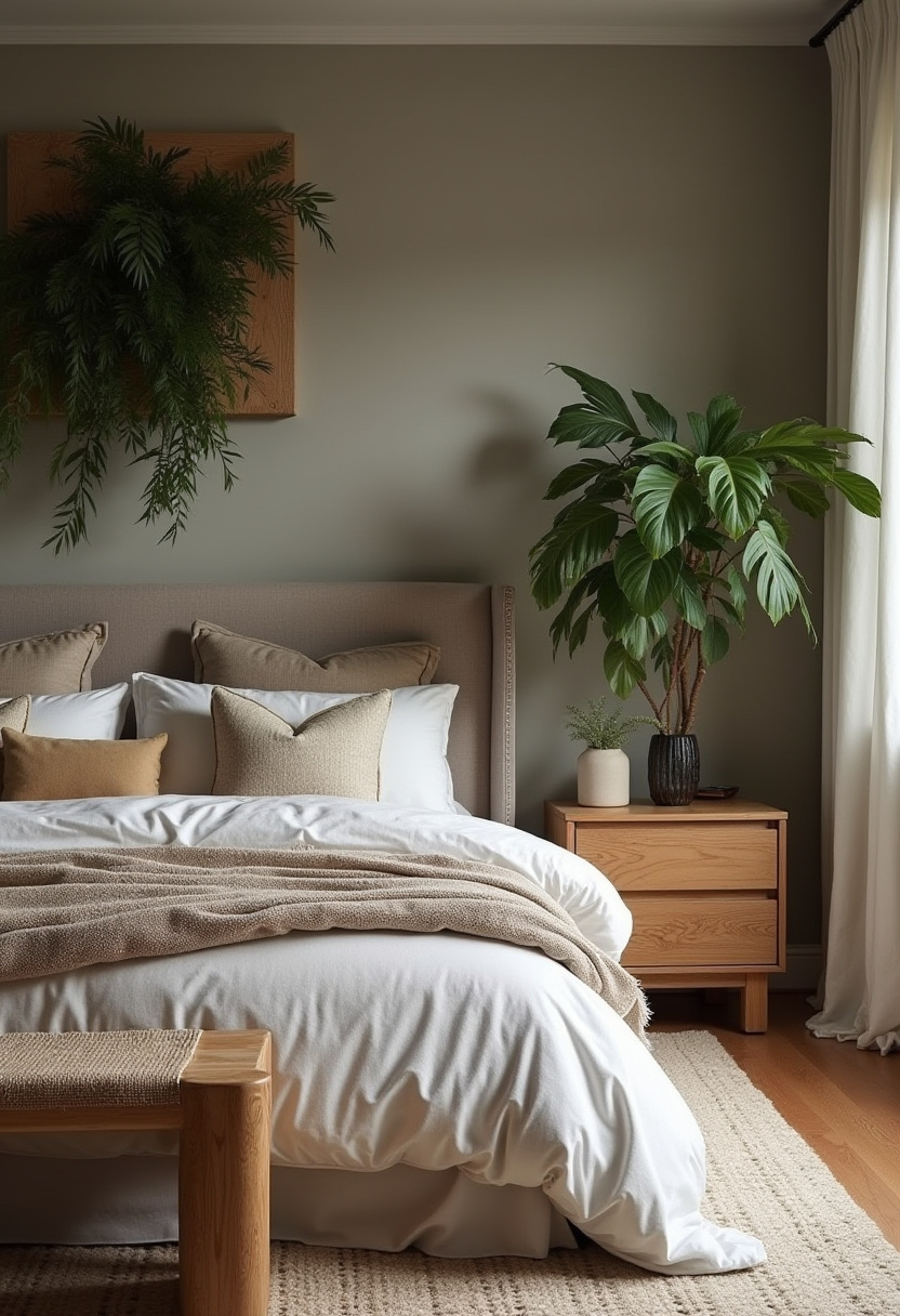 46+ Warm Grey Bedroom Design