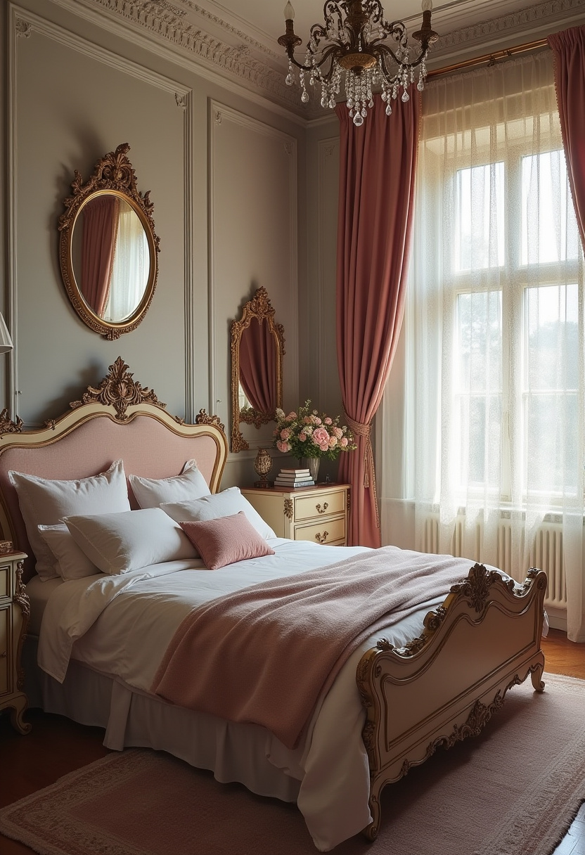 56+ Light Gray Bedroom