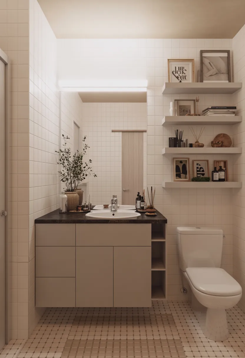 Common small bathroom design mistakes compared to a clean layout