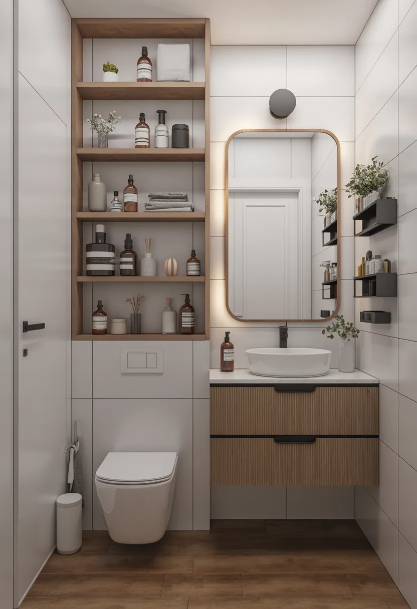 Smart storage ideas for a small bathroom
